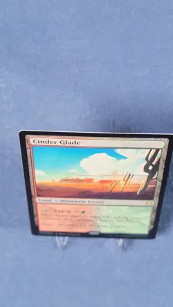 x1 Cinder Glade - Surge Foil R MTG Commander: Teenage Mutant Ninja Turtles M/NM - Image 4