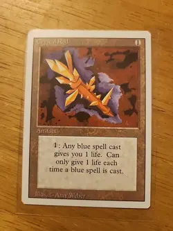 Crystal Rod - Revised Edition - MTG Magic - Uncommon - Artifact - Image 1