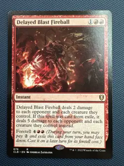 MTG Delayed Blast Fireball -Commander Legends: Battle for Baldur's Gate (CLB) NM - Image 1