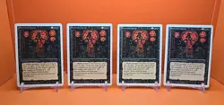 ⚫⚫ (4) 1994 Magic The Gathering SORCERESS QUEEN REVISED 3RD EDITION PLAYED ⚫2 - Image 1
