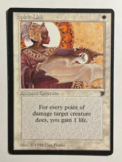 MTG - Spirit Link - Legends - NM English Magic 1994 - Image 1