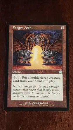 Dragon Arch Apocalypse EX/LP 135/143 MTG Magic the Gathering Artifact Uncommon - Image 1