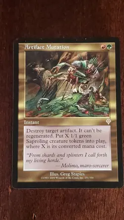 Artifact Mutation Invasion EX/LP 231/350 MTG Magic the Gathering Instant Rare - Image 5