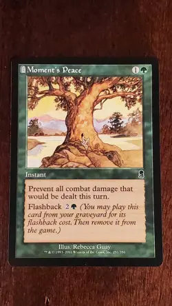 Moment's Peace Odyssey EX/LP 251/350 MTG Magic the Gathering Instant Common - Image 3