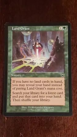 Land Grant Mercadian Masques MM EX/LP 255/350 MTG Magic the Gathering Common - Image 5