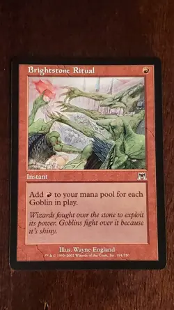 Brightstone Ritual Onslaught EX/LP 191/350 MTG Magic the Gathering Common - Image 5