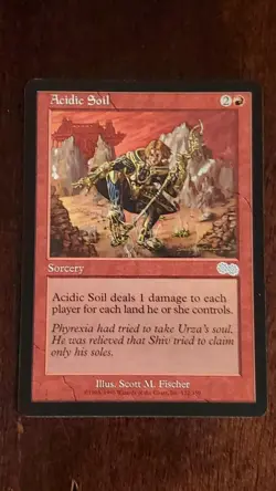 Acidic Soil Urza's Saga EX/LP 172/350 MTG Magic the Gathering Sorcery Uncommon - Image 5