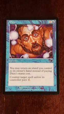 Daze Nemesis EX/LP 30/143 MTG Magic the Gathering Instant Common Blue - Image 1