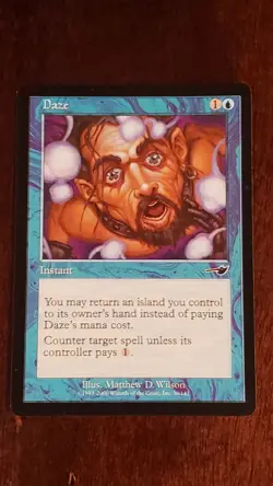 Daze Nemesis EX/LP 30/143 MTG Magic the Gathering Instant Common Blue - Image 3