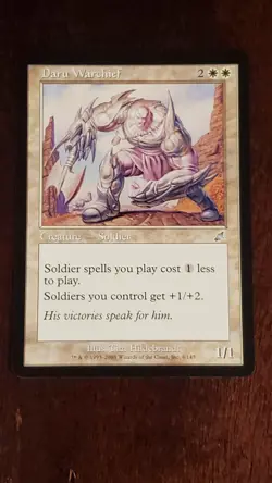 Daru Warchief Scourge EX/LP 6/143 MTG Magic the Gathering Creature Uncommon - Image 3