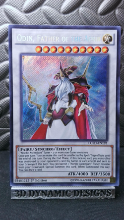 | Yugioh Odin, Father of the Aesir LC5D-EN191 Secret Legendary 5Ds LP 🔥 | - Image 1
