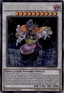 Loki, Lord of the Aesir [LC05 - LC5D-EN190]1st Edition Secret Rare NM - Image 1