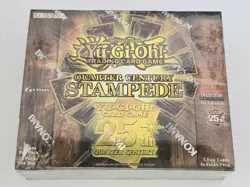 YuGiOh QUARTER CENTURY STAMPEDE 1ST EDITION BOOSTER BOX 24 Packs - Image 1