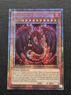 Uria, Lord of Searing Flames MZMU-EN000 Starlight Rare Yugioh 1st Edition VLP/NM - Image 1