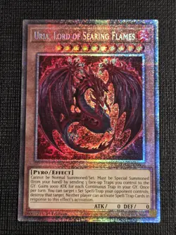 Uria, Lord of Searing Flames MZMU-EN000 Starlight Rare Yugioh 1st Edition VLP/NM - Image 2