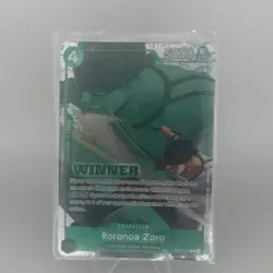 Bandai One Piece CCG Roronoa Zoro EB01-019 Winner 5000 Power 4 Cost Character - Image 2