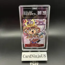 TAG GEM MINT 10 Tony Tony Chopper Parallel ST01-006 C 25th Edition ONE PIECE 249 - Image 1