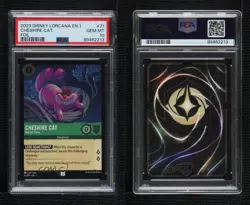 2023 Lorcana The First Chapter 1 Foil Cheshire Cat - Not All There PSA 10 GEM MT - Image 3