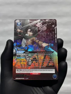 Levi 011 SR** - (2 Star Alt) Signature - Attack on Titan - Union Arena English - Image 2