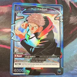 Yuji Itadori Jujutsu Kaisen Union Arena SR Holo Raid Card UE03BT/JJK1-040 - Image 1