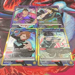 Union Arena Bandai Holo 4 Card Lot SR Todo Suguru Geto Nobara Kugisaki Fushigu - Image 2