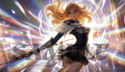 Riftbound League of Legends Playmat Trading Card Game LOL Playmat Lux - Image 1