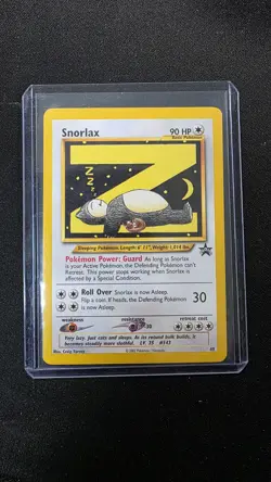 Snorlax 49/53 WOTC Black Star Promo Card 2002 Vintage pokemon 49 - Image 1