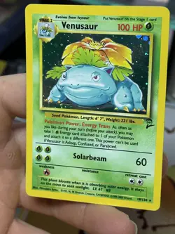 Venusaur 18/130 Base Set 2 2000 Holo Rare WOTC Pokemon Card TCG - Image 4