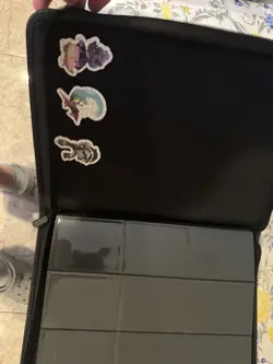 Trading Card Game Card Binder With Built In Sleeves And Zippers . - Image 2