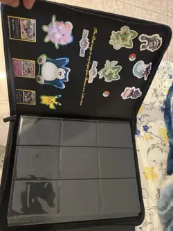 Trading Card Game Card Binder With Built In Sleeves And Zippers . - Image 4