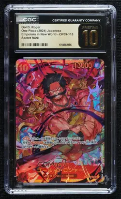 2024 One Piece Card Game: Emperors in the New World Japanese Gol D Roger CGC 10 - Image 1