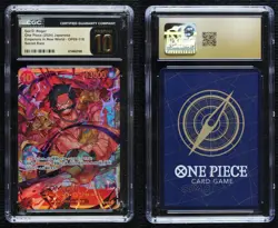 2024 One Piece Card Game: Emperors in the New World Japanese Gol D Roger CGC 10 - Image 3
