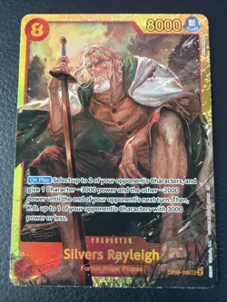 OP08-118 Silvers Rayleigh SEC Alt Art One Piece TCG English Card Two Legends - Image 1