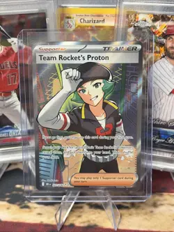 Proton 227/182 Destined Rivals Full Art Trainer Card Team Rockets - Pack Fresh - Image 1