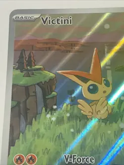 Jumbo Victini SVP 208 Promo Card Black Bolt White Flare Illustration - Image 4