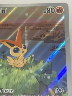 Jumbo Victini SVP 208 Promo Card Black Bolt White Flare Illustration - Image 5