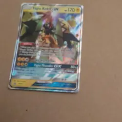 Pokemon Tapu Koko GX SM Promo Full Art Holo Promo Card SM33 Basic English - Image 2