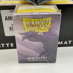 Lot of 24 Dragon Shield Matte Amethyst Card Sleeves 100ct Pack Standard Size - Image 2