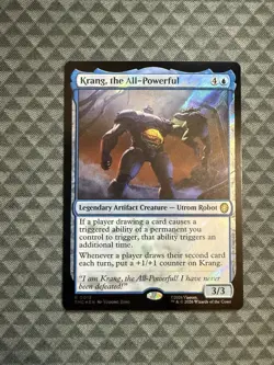 MTG Krang, the All-Powerful #0013 Surge Foil Rare Commander: TMNT (TMC) - Image 1