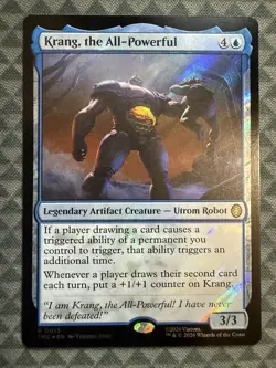 MTG Krang, the All-Powerful #0013 Surge Foil Rare Commander: TMNT (TMC) - Image 2