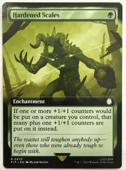 Magic | Universes Beyond: Fallout | Hardened Scales (Extended Art) | 470 | NM - Image 1