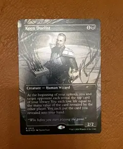 NM FOIL Keen Duelist SLD #828 Secret Lair Sheldon's Spellbook - Image 1