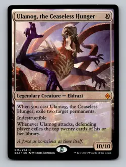 Ulamog, the Ceaseless Hunger M Battle for Zendikar 15 NM - Image 1