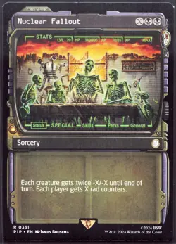 Nuclear Fallout - 331 Showcase Not Foil MTG Fallout - Image 1