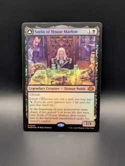 MTG - Sorin of House Markov/Sorin, Ravenous Neonate - FOIL Leg Creature-MH3 #245 - Image 1