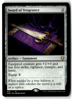 MTG Sword of Vengeance [CMR - 475] LP 2-95 - Image 1