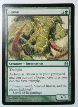 Brawn *Uncommon* Magic MtG x1 Commander MP - Image 1
