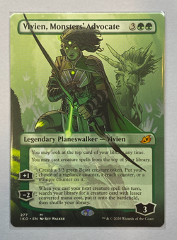 MTG - Ikoria: Lair of Behemoths - Vivien, Monsters' Advocate - Borderless - NM - Image 1