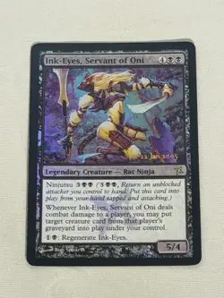 MTG FOIL Prerelease Ink-Eyes, Servant of Oni Betrayers of Kamigawa - Image 1