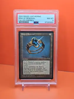 🟤🟤🟤 1994 Magic The Gathering RING OF RENEWAL FALLEN EMPIRES PSA 8 🟤🟤🟤 - Image 1